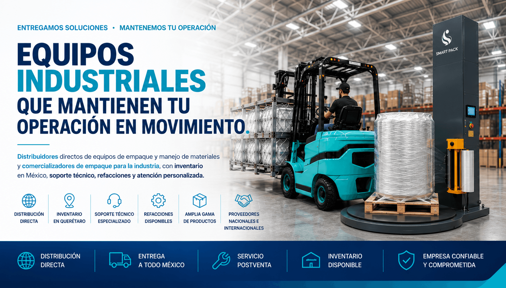Equipos industriales y productos de empaque Smart Pack OFR